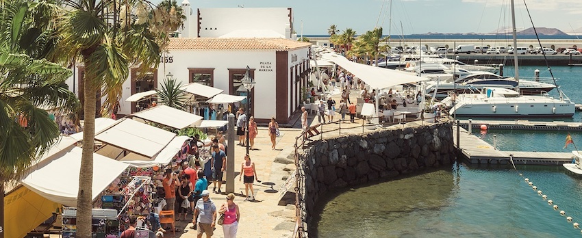 Feria en el Puerto de Marina Rubicón