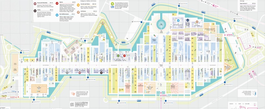 Expo Milán transporte y mapa