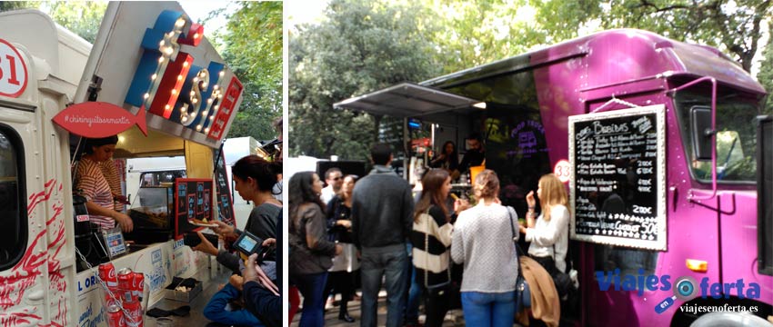 comida callejera en Madrid