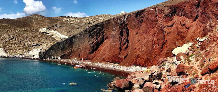 Grecia playa roja